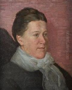 Portrait Of A Lady With A Scarf