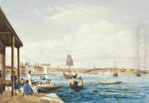 Shipping In The Bosphorus With Constantinople Beyond