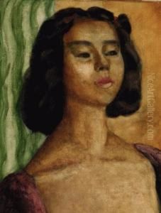 Lady In Red by Peter Ch. Roderick Purves-Smith