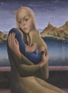 Mother And Child by Peter Ch. Roderick Purves-Smith