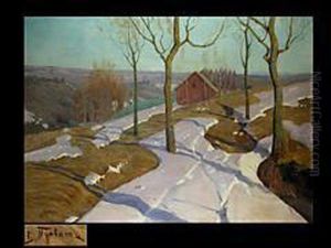 Fruhlingslandschaft by Wilhelm C. Purvitis