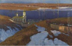 Orthodox Monastery In Latvia by Vilhelms Purvits
