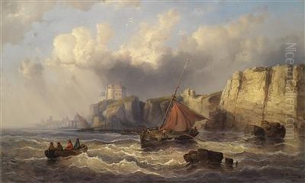 Fishermen By The Coast - view 1