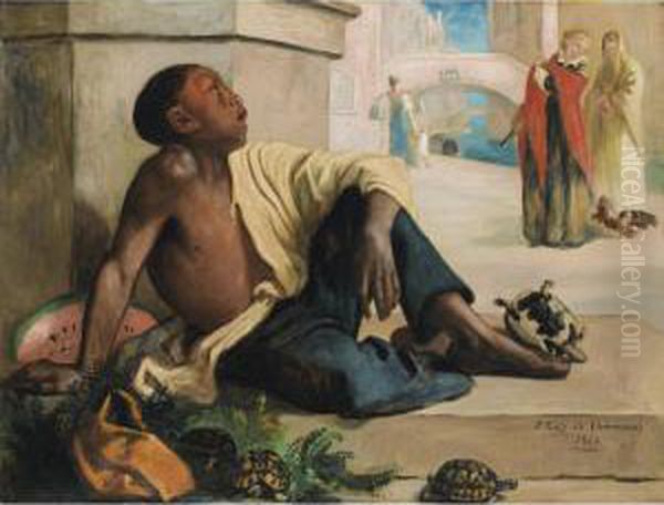 Le Marchand De Tortues, A Venise - view 1