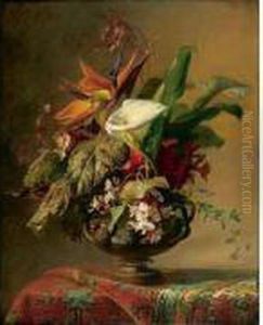 Bouquet De Fleurs Exotiques by Elise Puyroche-Wagner