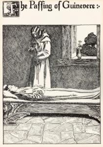 The Passing Of Guinevere, The Story Of The Grail And The Passingof Arthur Illustration by Howard Pyle