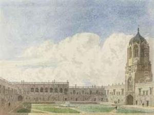 Tom Quad, Christ Church, Oxford - view 1