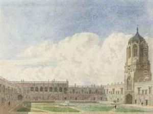 Tom Quad, Christ Church, Oxford by George Pyne