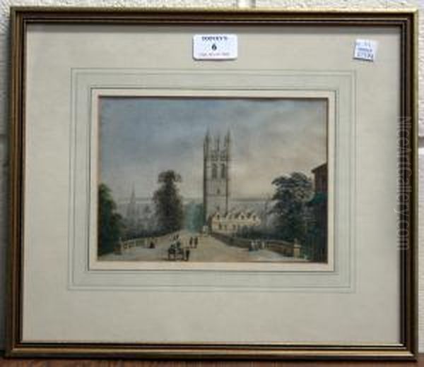 View Of Oxford With Horse And Carts - view 1