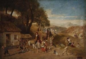 The Beggars Coming To Town by James Baker Pyne