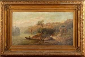 Romantic Eastern River Scene Romantic Eastern River Scene