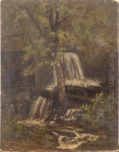 Bronx River by Robert Lorrdine Pyne