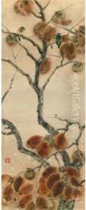 Frosty Persimmons by Gao Qifeng