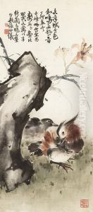 Mandarin Ducks by Gao Qifeng