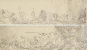 Eighteen Lohans by You Qiu