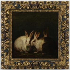 Deux Lapins by Martin Ferdinand Quadal