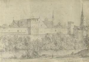 The Angerkloster by Domenico II Quaglio
