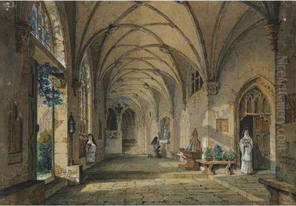 Interior View Of A Cloisters - view 1