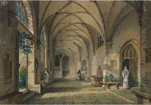 Interior View Of A Cloisters