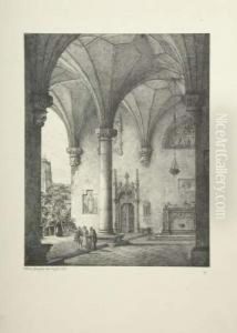 Ansichten Von Gotischen Kirchenbauten by Simon Quaglio