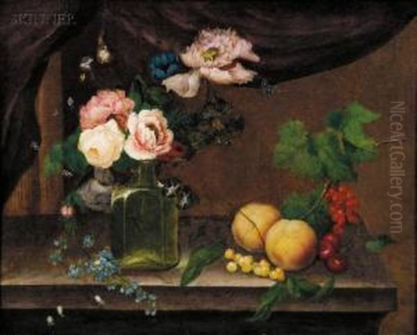Still Life With Fruit And Flowers - view 1