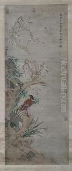 Birds On Branch - view 1