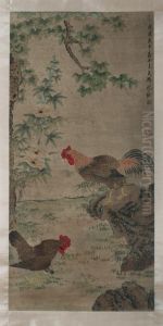 Cockerels by Shen Quan
