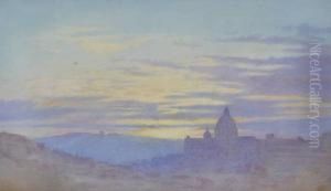 Citadel At Sunset by George Quartus Pine Talbot