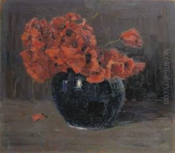 Vaso Con Papaveri - view 1
