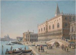 The Doge's Palace, Venice by Luigi Querena