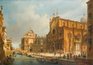 A View Of San Giovanni E Paolo With The Scuolagrande Di San Marco