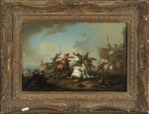 Reiterschlacht. by August Querfurt