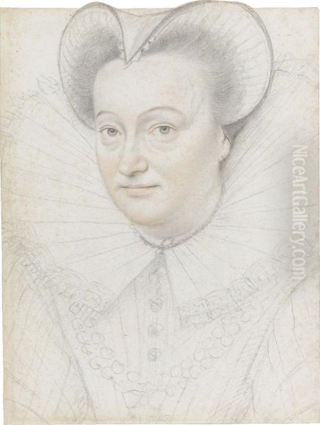 Portrait Of A Woman With A High Ruff And Cap - view 1