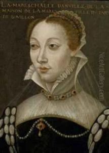 Portrait De La Marechale Danville by Francois, the Elder Quesnel