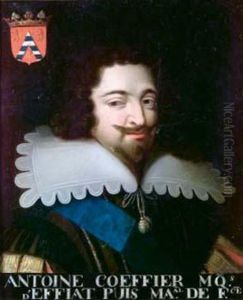 Antoine Coeffier, Marquis D'effiat, Marechal De France by Francois, the Elder Quesnel