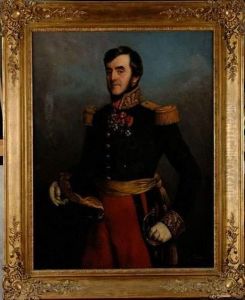 " General De Brigade Sous Louis-philippe, De Trois Quarts, En Grand Uniforme, Portant Ses Decorations ". " General De Brigade Sous Louis-philippe, De Trois Quarts, En Grand Uniforme, Portant Ses Decorations ".