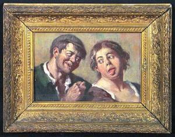 A Laughing Couple - view 1