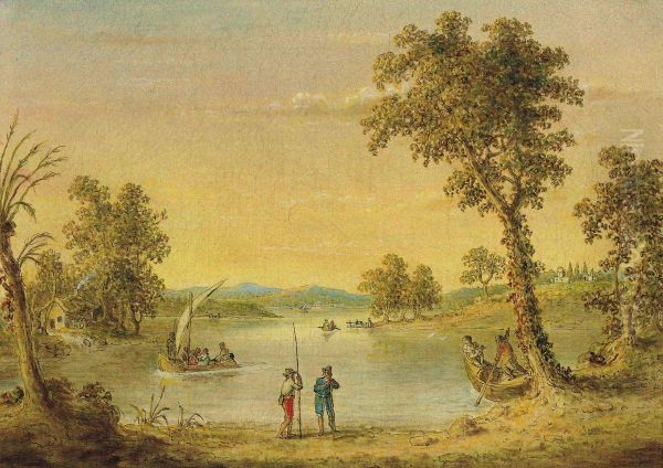 Landscape With Figures And Boat - view 1