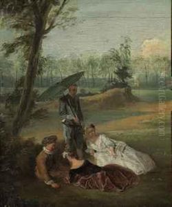 Fete Galante by Pierre Antoine Quillard