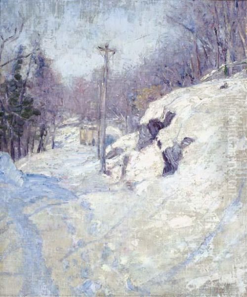 Country Road, Winter - view 1