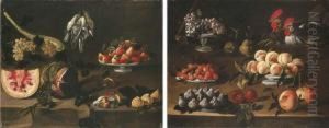 Platter Of Fruit On A Table Ledge