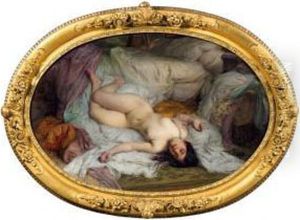 Repos Apres Les Ebats by Paul Francois Quinsac