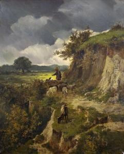 Landschaft Mit Schafherde - view 1