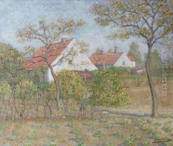 Zomerlandschap Met Boerderijen - view 1