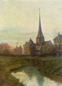 Franzosische Landschaft by Rudolf Quittner