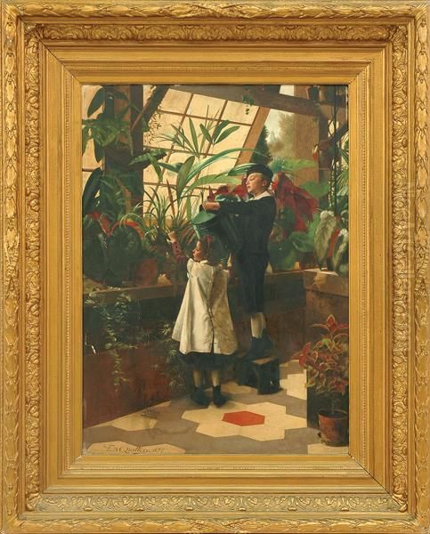 Children In The Conservatory - view 1