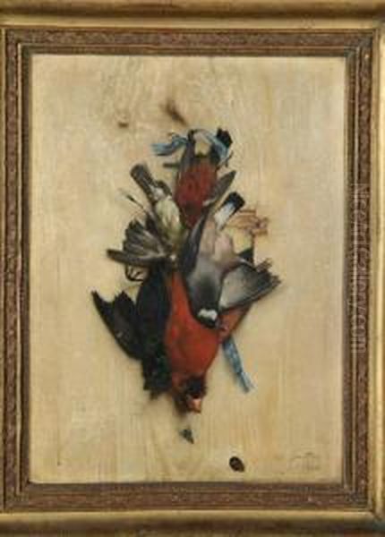 Still Life With A Fly And Hanging Birds - view 1