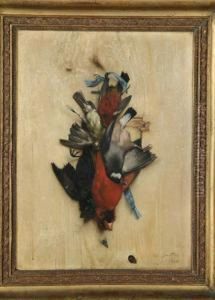 Still Life With A Fly And Hanging Birds