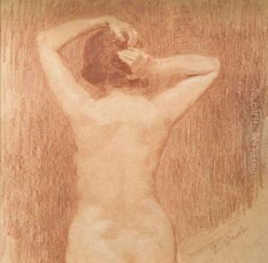 Femme Se Coiffant by Ernest Quost