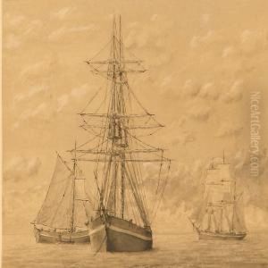 Seascape by Peter Johann Raadsig